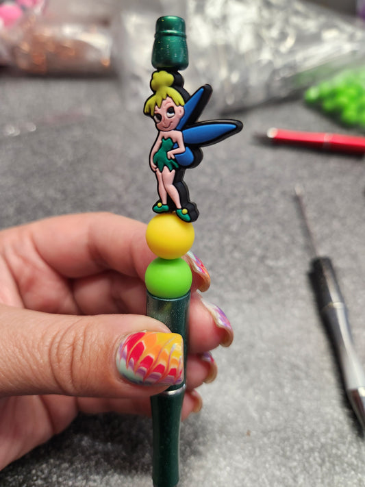 Tink Silicone Beaded Pen or Keychain