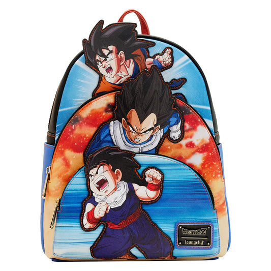 LOUNGEFLY-Dragon Ball Z Triple Pocket Backpack